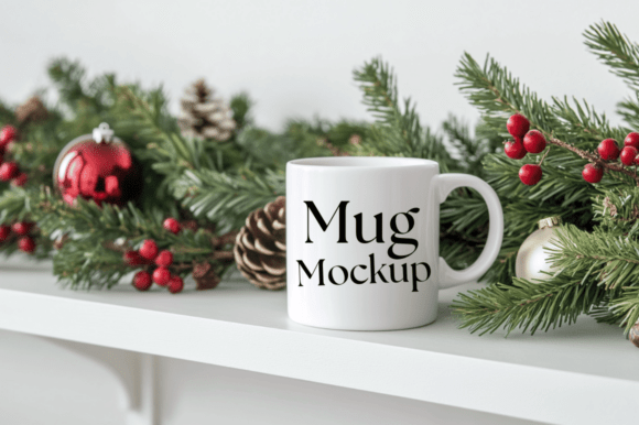 Download Christmas White Mug Mockup - Premium Resources